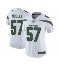 Women's New York Jets #57 C.J. Mosley White Vapor Untouchable Limited Player Football Jersey