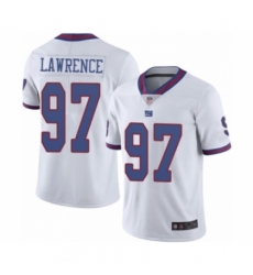 Men's New York Giants #97 Dexter Lawrence Elite White Rush Vapor Untouchable Football Jersey