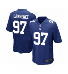 Men's New York Giants #97 Dexter Lawrence Game Royal Blue Team Color Football Jersey