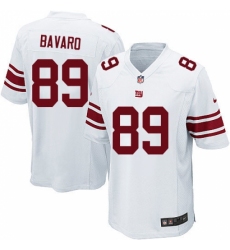 Men's Nike New York Giants #89 Mark Bavaro Game White NFL Jersey