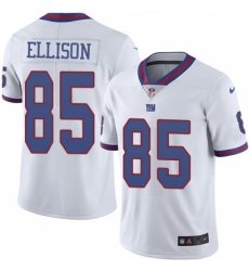 Men's Nike New York Giants #85 Rhett Ellison Elite White Rush Vapor Untouchable NFL Jersey