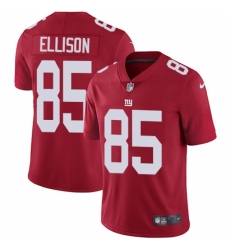 Men's Nike New York Giants #85 Rhett Ellison Red Alternate Vapor Untouchable Limited Player NFL Jersey
