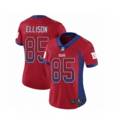 Women's Nike New York Giants #85 Rhett Ellison Limited Red Rush Drift Fashion NFL Jersey