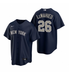 Men's Nike New York Yankees #26 DJ LeMahieu Navy Alternate Stitched Baseball Jersey