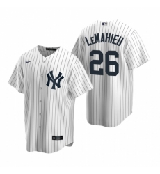 Men's Nike New York Yankees #26 DJ LeMahieu White Home Stitched Baseball Jersey