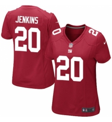 Women's Nike New York Giants #20 Janoris Jenkins Game Red Alternate NFL Jersey