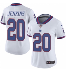 Women's Nike New York Giants #20 Janoris Jenkins Limited White Rush Vapor Untouchable NFL Jersey