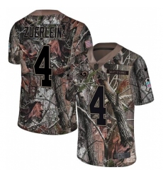 Men's Nike Los Angeles Rams #4 Greg Zuerlein Camo Rush Realtree Limited NFL Jersey