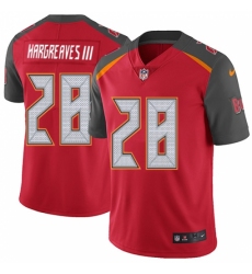 Men's Nike Tampa Bay Buccaneers #28 Vernon Hargreaves III Red Team Color Vapor Untouchable Limited Player NFL Jersey