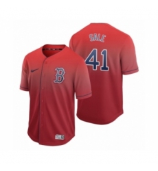 Men's Boston Red Sox #41 Chris Sale Red Fade Nike Jersey