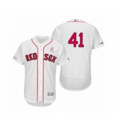 Men's Chris Sale Boston Red Sox #41 White 2019 Mothers Day flex base Jersey