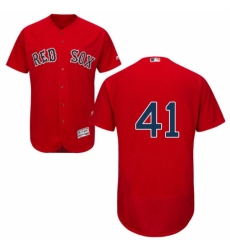 Men's Majestic Boston Red Sox #41 Chris Sale Red Flexbase Authentic Collection MLB Jersey