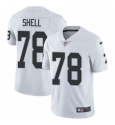 Youth Nike Oakland Raiders #78 Art Shell White Vapor Untouchable Limited Player NFL Jersey