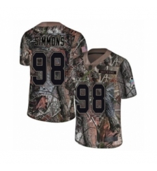 Men's Tennessee Titans #98 Jeffery Simmons Limited Camo Rush Realtree Football Jersey