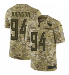 Youth Nike Tennessee Titans #94 Austin Johnson Limited Camo 2018 Salute to Service NFL Jersey