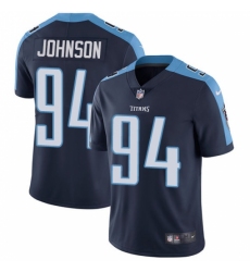 Youth Nike Tennessee Titans #94 Austin Johnson Navy Blue Alternate Vapor Untouchable Limited Player NFL Jersey