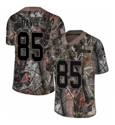 Men's Nike Washington Redskins #85 Vernon Davis Limited Camo Rush Realtree NFL Jersey