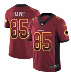 Men's Nike Washington Redskins #85 Vernon Davis Limited Red Rush Drift Fashion NFL Jersey