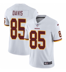 Men's Nike Washington Redskins #85 Vernon Davis White Vapor Untouchable Limited Player NFL Jersey