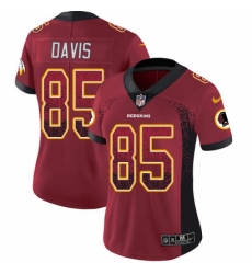 Women's Nike Washington Redskins #85 Vernon Davis Limited Red Rush Drift Fashion NFL Jersey