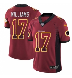 Men's Nike Washington Redskins #17 Doug Williams Limited Red Rush Drift Fashion NFL Jersey