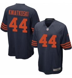 Men's Nike Chicago Bears #44 Nick Kwiatkoski Game Navy Blue Alternate NFL Jersey