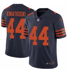 Men's Nike Chicago Bears #44 Nick Kwiatkoski Navy Blue Alternate Vapor Untouchable Limited Player NFL Jersey