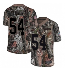 Youth Nike New York Giants #54 Olivier Vernon Limited Camo Rush Realtree NFL Jersey