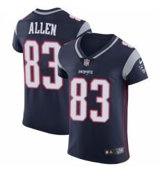 Men's Nike New England Patriots #83 Dwayne Allen Navy Blue Team Color Vapor Untouchable Elite Player NFL Jersey