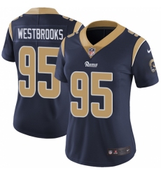 Women's Nike Los Angeles Rams #95 Ethan Westbrooks Navy Blue Team Color Vapor Untouchable Limited Player NFL Jersey