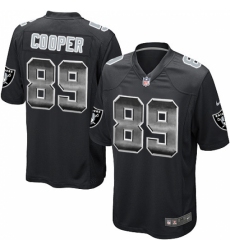 Youth Nike Oakland Raiders #89 Amari Cooper Limited Black Strobe NFL Jersey