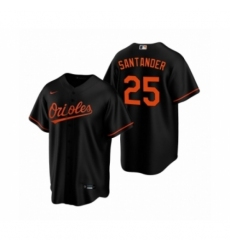 Women's Baltimore Orioles #25 Anthony Santander Nike Black Replica Alternate Jersey