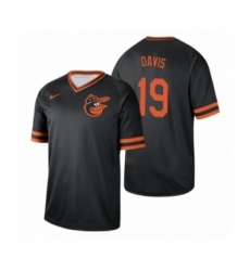 Youth Baltimore Orioles #19 Chris Davis Black Cooperstown Collection Legend Jersey