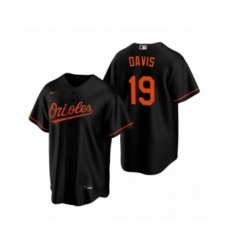 Youth Baltimore Orioles #19 Chris Davis Nike Black Replica Alternate Jersey