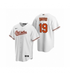 Youth Baltimore Orioles #19 Chris Davis Nike White 2020 Replica Home Jersey