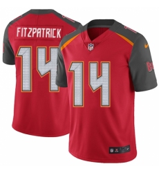 Men's Nike Tampa Bay Buccaneers #14 Ryan Fitzpatrick Limited Red Rush Drift Fashion NFL Jersey