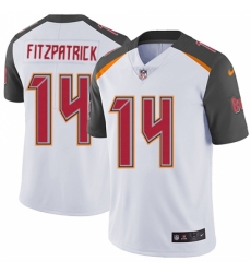 Men's Nike Tampa Bay Buccaneers #14 Ryan Fitzpatrick White Vapor Untouchable Limited Player NFL Jersey