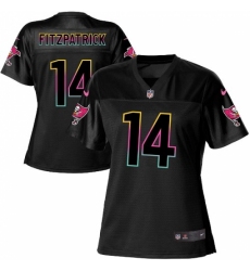 Women's Nike Tampa Bay Buccaneers #14 Ryan Fitzpatrick Game Black Fashion NFL Jersey