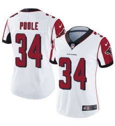Women's Nike Atlanta Falcons #34 Brian Poole White Vapor Untouchable Limited Player NFL Jersey