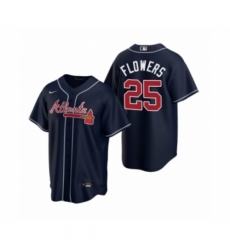 Men's Atlanta Braves #25 Tyler Flowers Nike Navy 2020 Replica Alternate Jersey