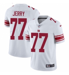 Youth Nike New York Giants #77 John Jerry White Vapor Untouchable Limited Player NFL Jersey