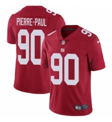 Youth Nike New York Giants #90 Jason Pierre-Paul Elite Red Alternate NFL Jersey