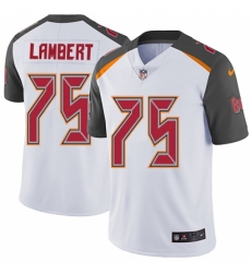 Men's Nike Tampa Bay Buccaneers #75 Davonte Lambert White Vapor Untouchable Limited Player NFL Jersey