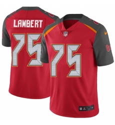 Youth Nike Tampa Bay Buccaneers #75 Davonte Lambert Red Team Color Vapor Untouchable Limited Player NFL Jersey