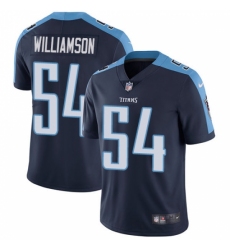 Youth Nike Tennessee Titans #54 Avery Williamson Navy Blue Alternate Vapor Untouchable Limited Player NFL Jersey