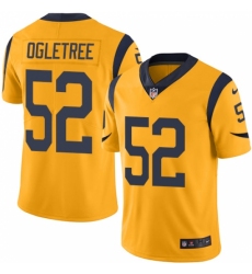 Youth Nike Los Angeles Rams #52 Alec Ogletree Limited Gold Rush Vapor Untouchable NFL Jersey