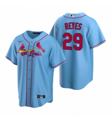 Men's Nike St. Louis Cardinals #29 Alex Reyes Light Blue Alternate Stitched Baseball Jersey