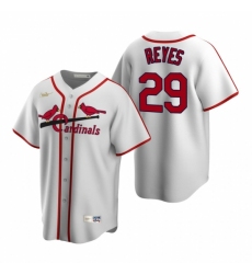 Men's Nike St. Louis Cardinals #29 Alex Reyes White Cooperstown Collection Home Stitched Baseball Jersey