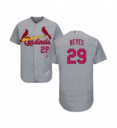 Men's St. Louis Cardinals #29 Alex Reyes Grey Road Flex Base Authentic Collection Baseball Player Jersey