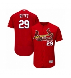 Men's St. Louis Cardinals #29 Alex Reyes Red Alternate Flex Base Authentic Collection Baseball Player Jersey